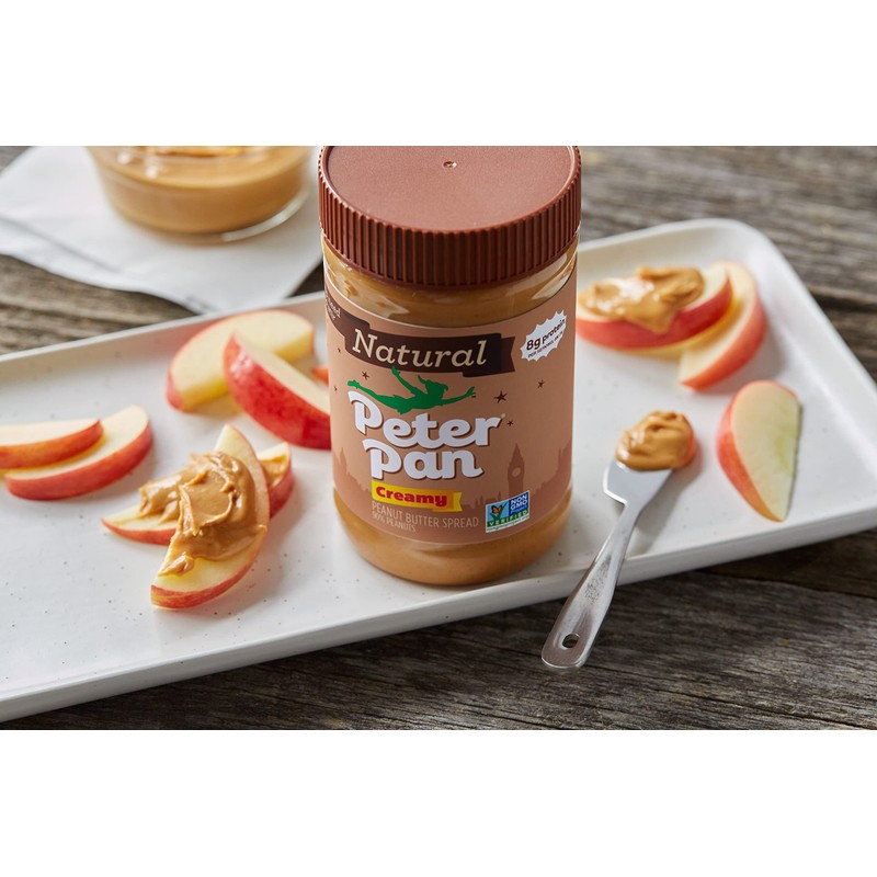 Peter Pan Natural Creamy Peanut Butter Spread, no high-fructose corn