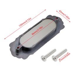 Pastlla 2pcs European Recessed Flush Pull Sliding Closet Door Handles Recessed Finger Pulls Flush Pocket Door Pull for Cabinet Dresser Drawer Copper Tone 96mm/3.78in