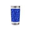 Space Exploration Icons Cosmic Pattern Design Stainless Steel Insulated Tumbler