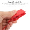 2PCS Treadmill Key, Magnetic Safety Lock, on, Compact and Lightweight,