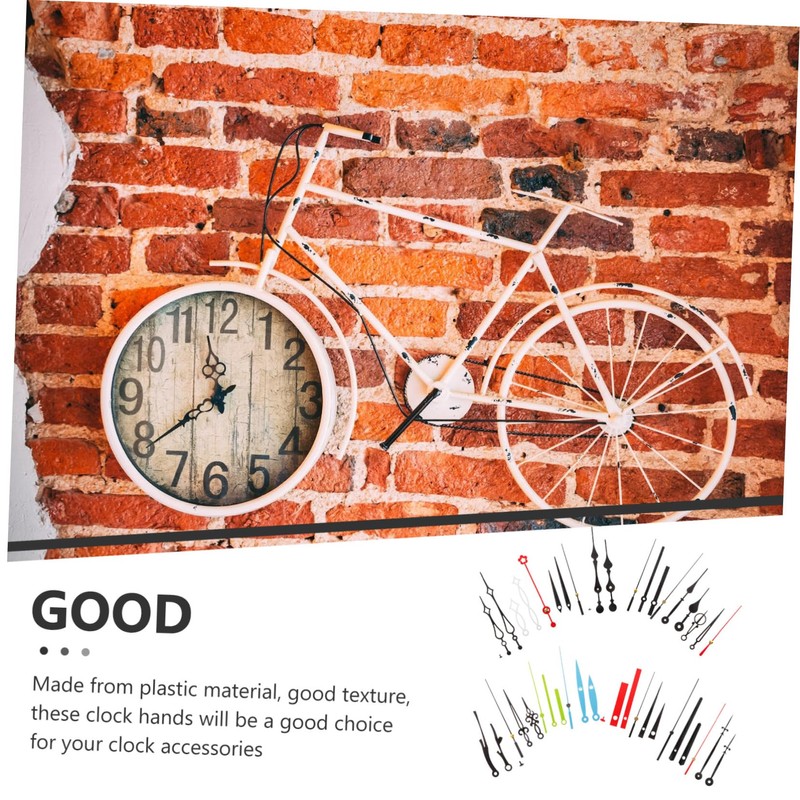 TEHAUX 60 Sets DIY Clock Hands Replacement Kit of Mute