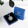 Eusense Compass Necklace for Women Men 925 Sterling Silver Jewelry