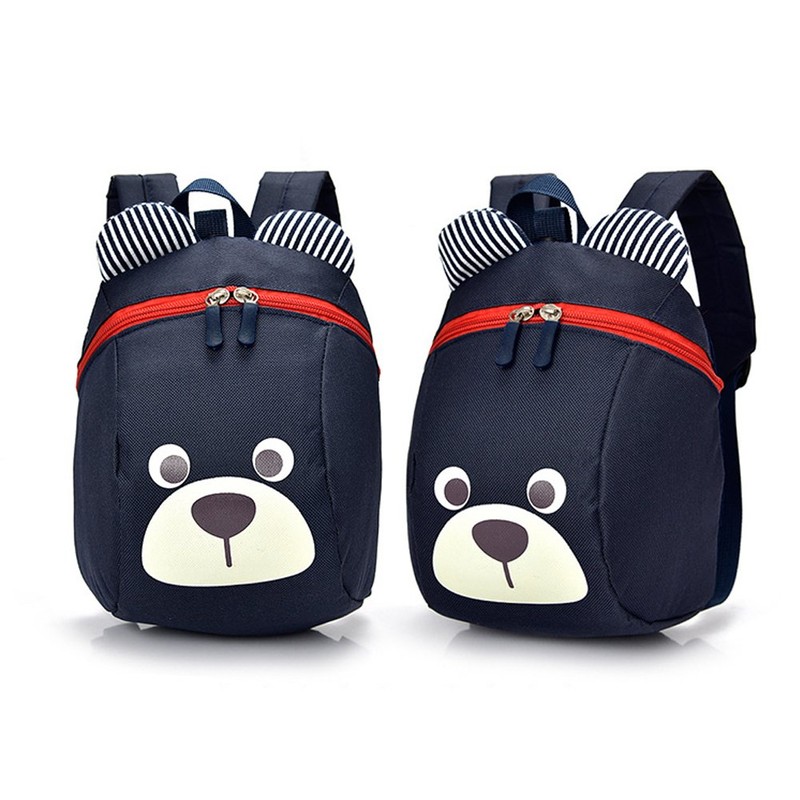 Age 1-2Y Cute Bear Small Toddler Backpack With Leash Children