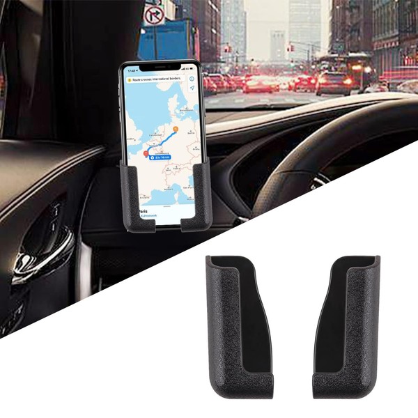 ZKFAR 2 PCS Multifunctional Dashboard Phone Mount, Self Adhesive Car
