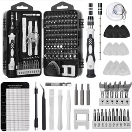 Juego de Desarmadores, 138 en 1 Destornilladores de Precision Extrable Profesional Magntica, Kit de Herramientas de Reparacin para PC, Celulares,...  