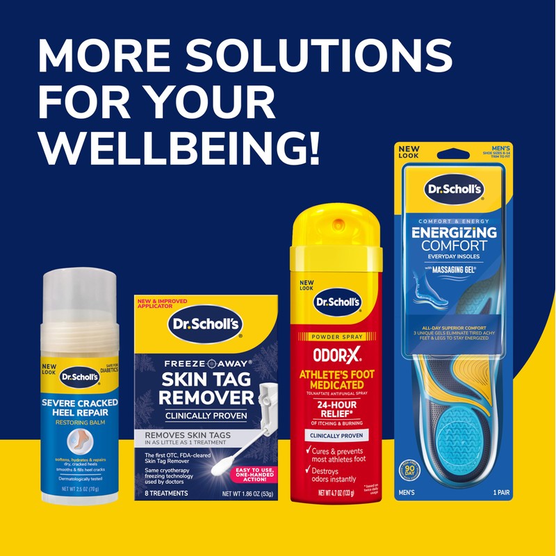 Dr. Scholl’s Odor-X ODOR-FIGHTING Spray-Powder // All-Day Odor Protection and