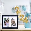 Modern Mama Memories Then and Now Graduation Picture Frame, Double