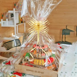 Pull Bows for Gift Wrapping, Gold Gift Bows for Presents, Large Pull Bows for Gift Baskets, Christmas, Birthdays, Parties, Christmas, and Everyday(6 inches, 10PCS)