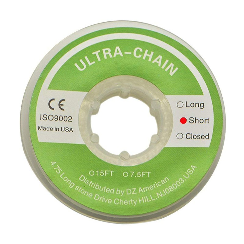 RZJZGZ Clear Dental Orthodontic Elastic Chain Power Chains Brace Orthodontic