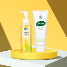 Hada Labo Gokujun Oil Cleansing 200ml+ Daily Deep Cleanser 100g / 고쿠쥰 오일 클렌징 200ml+ 데일리 딥 클렌저 100g