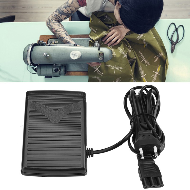 Home Sewing Machine Foot Control Pedal With Power Cord