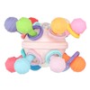 Baby Sensory Teething Toy Grasping Activities Bright Colors Silicone Soothes