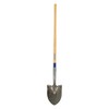 Westward Round Point Shovel, 48 In.Handle, 14 ga. - 1WG31