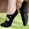 Mordic Cross Ribbon Yoga Socks Yoga Socks Brown 2ea