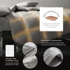 Royoliving Premium Feathers Down Comforter Twin Size Gray All Season