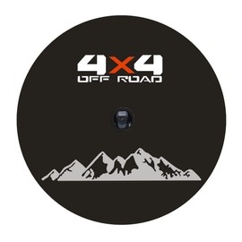 Aolowewin for Ford Bronco, Jeep Wrangler Spare Tire Cover with Camera Hole, Position Holder, Never Block Rear Camera, Spare Wheel Cover (XL: 285/70R17, 255/70R18)