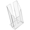 HMF 469600 Acrylic Brochure Holder, Various Sizes, Transparent