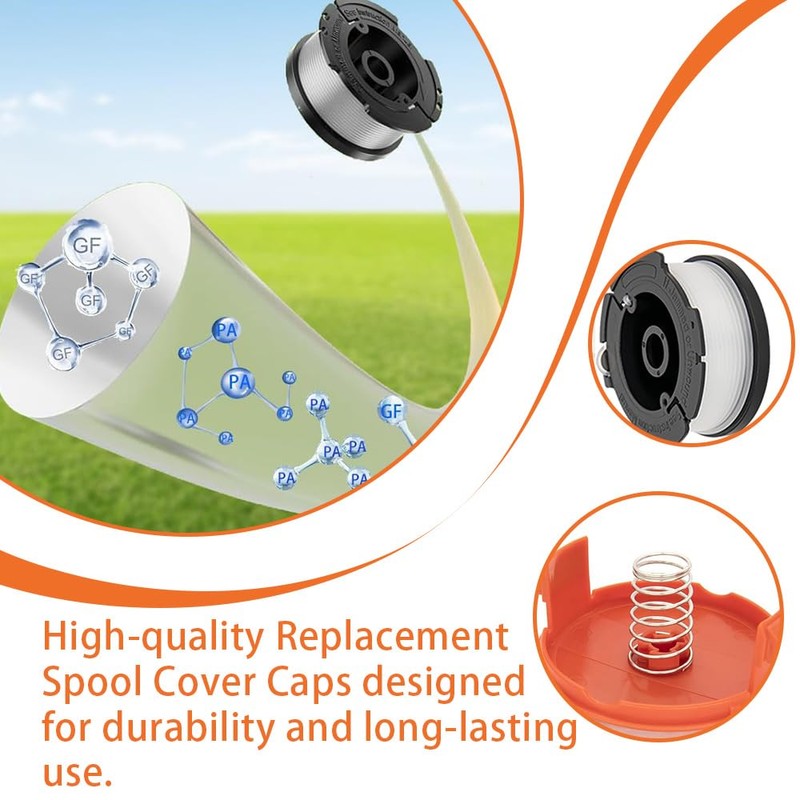 XINTONG String Trimmer Replacement Spool, Strimmer Spool Compatible with Black