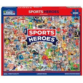 White Mountain Sports Heroes - 1000 Piece Jigsaw Puzzle | White Mountain