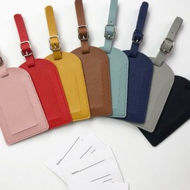 Luggage Tag for Travel Carriers, Kids Bags, and Golf Bags Name Tag Navy 5ea