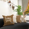 YCOLL Pillow Covers 20x20 Set of 4, Modern Sofa Throw