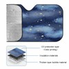 Jnomin Stars and Clouds Windshield Sun Shade for Car -
