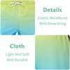 Vorvowry Men's Waterproof Quick-Drying Swimming Trunks, Comfortable Adjustable Drawstring Swimming