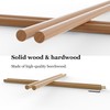 UNZERO Dowel Rods Hardwood Wood Sticks Wooden Dowel Rods