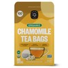 FGO Organic Chamomile Tea, 100 Eco-Conscious Tea Bags, Caffeine Free,