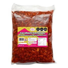 Cacahuates Enchilados Con Ajo Y Chile De Ajo Del Cuore 1kg