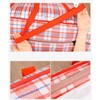 Checkered Moving Bags,Storage Totes with Zipper and Handle for Clothes,