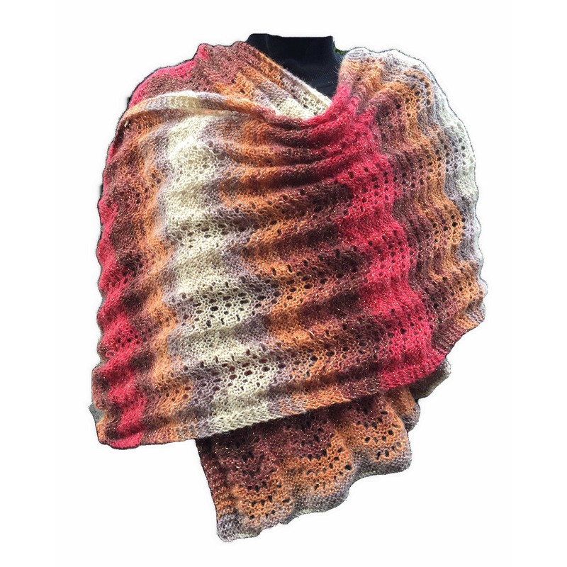 Knitting Kit for Autumn Wrap / Shawl