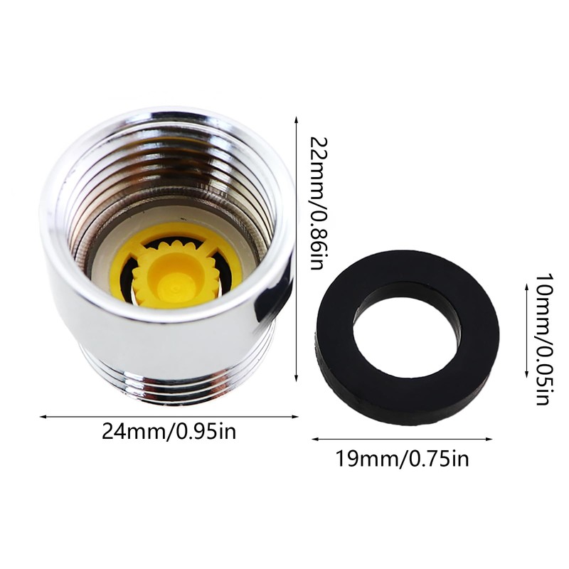 CXMTECH 7PCS Shower Reducer Restrictor 1/2 inch Water Flow Saver