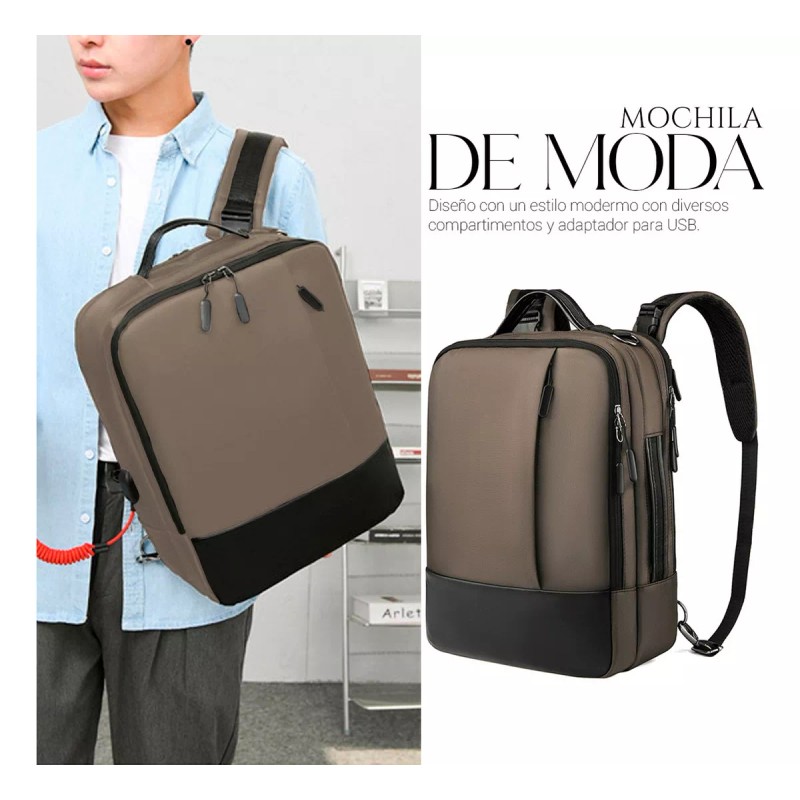 Shendy Vendy Mochila Backpack Impermeble De Gran Capacidad Con Puerto