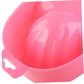 Baluue Nail Care Bowl Set Manicure Soak Bowl Remover 2pcs Nail Art Soak Trays for Hand Soaking Cuticle Softening Random Color