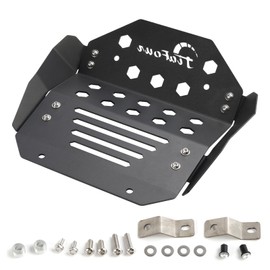 Frezon Black Aluminum Sump Guard Skid Bash Plate Protection Fit for Honda CT125 Hunter Cub 2020-2024,Trail 125 2021-2024