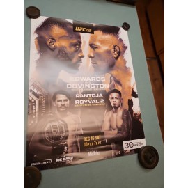 UFC 296 Edwards vs Covington Promo Poster