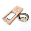 Fieldwork PNT027-3 Snoopy Bellows Strap Analog Metal Band Gold Women's