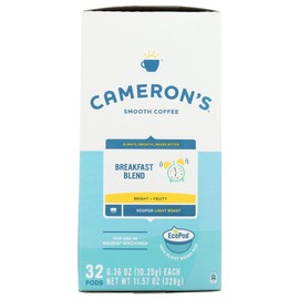 Cameron's Coffee Single Serve Pods, Breakfast Blend, 32 Count (Pack of 1)