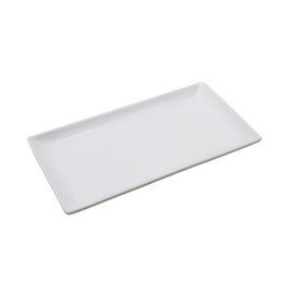 Castle Enterprise Chefs Buy Ripi Durable Dinnerware, Oblong Plate, White, 7.9 inches (20 cm), 1 Piece