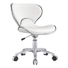 Dir Beauty Salon All Purpose Rolling Pedi Stool Low Sitting Pedicure Stool - Espertop