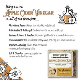 Project Sudz HypoAllergenic | Oatmeal & Honey Liquid Dog Shampoo| Extra Gentle for even Puppies| Unscented