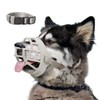 BARKLESS Dog Muzzle, Soft Silicone Basket Muzzle for Dogs, Allows