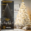 cshare White Christmas Tree Lights, White Wire 400LED Christmas Lights