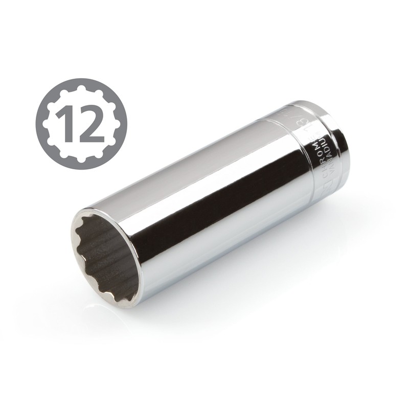 TEKTON 1/2 Inch Drive x 13/16 Inch Deep 12-Point Socket
