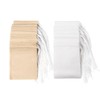 200PCS Disposable Tea Filter Bags, Carehabi Empty with Drawstring, for