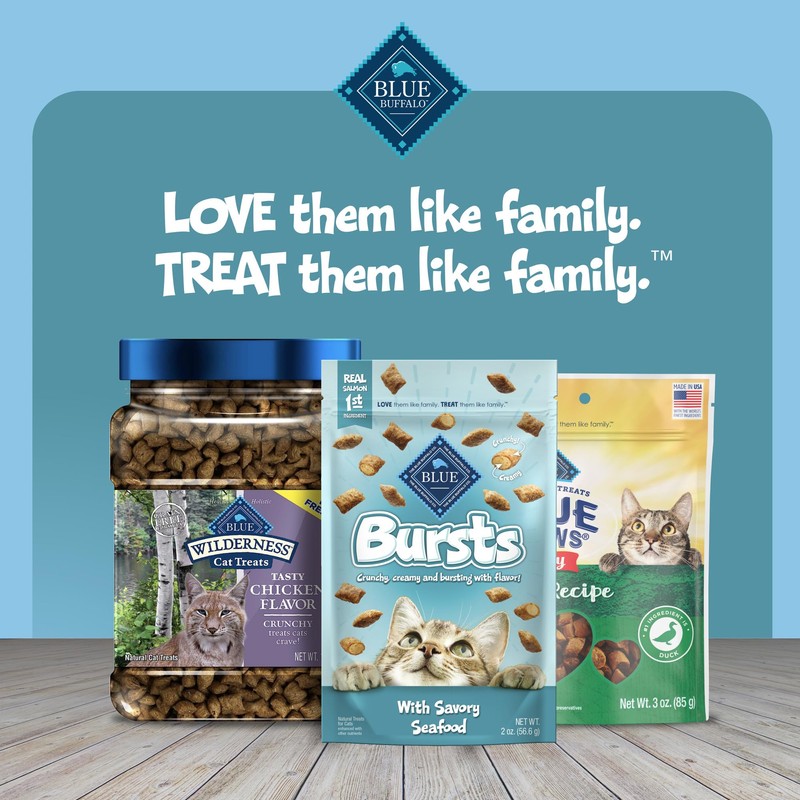 Blue Buffalo Bursts Crunchy & Creamy Cat Treats, Great for
