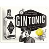 ブリキ看板 カクテル ジントニック Gin Tonic / TIN SIGN アメリカン雑貨 インテリア