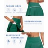 JoyGirl Gonna da tennis da donna con pantaloncini interni, plissettata,