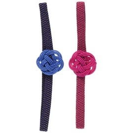 Kinoshita Mizuhiki YU-2 Mizuhiki Deco Band, Tied Flower, Peony Blue